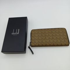 未使用級✨ ダンヒル 長財布 シグネチャー ジップ コートウォレット