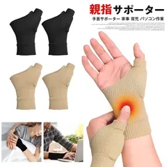 リストガード 両手用 即購入OK 手首サポーター 家事 育児 パソコン作業 男女兼用 スポーツ 保護 サポーター 親指サポーター 手首 リストラップ 着圧　固定 付け根 母の日 support63