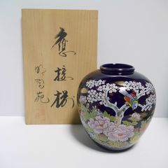 富士七宝陶器 花瓶 高さ15cm - メルカリ
