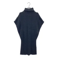 【美品】  RALPH LAUREN / ラルフローレン | コットン タートルネック ケーブル ニット セーター / アームウォーマー着脱可 | XS | ブラック | レディース