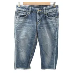 エドウィン EDWIN 503 デニムパンツ ジーンズ ハーフパンツ 短パン 29 紺 ネイビー カットオフ ウォッシュ加工 /SY13 ■ECC001