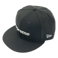 【美品】  SUPREME / シュプリーム | ×NEW ERA / Championships Box Logo Cap ボックスロゴ キャップ | 58.7cm | ブラック | メンズ