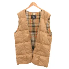 バーバリーズ Burberrys ヴィンテージ ライナーダウン インナー 裏地ノバチェック L 茶 ブラウン /JS