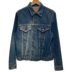 60s-70s ビンテージ 濃紺 levi's 70505 bigE イエロー - メルカリ