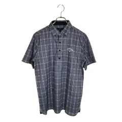 Callaway キャロウェイ ゴルフ チェック 半袖 ポロシャツ 241-6157524 L ネイビー/ピンク メンズ