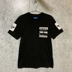 adidas アディダス プリント Tシャツ ブラック Mサイズ □〇