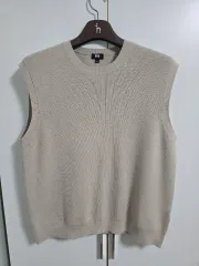 UNIQLO ニット ベスト L ベージュ