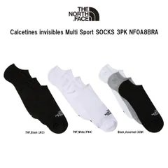 THE NORTH FACE(ザノースフェイス)ソックス 3足組 セット 靴下 ローカット くるぶし インビジブル スポーツ アウトドア メンズ  男性用 3PK NF0A8BRA