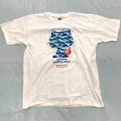 未使用 HELLO KITTY 全日本海員組合 コラボTシャツ／ Lサイズ 白 綿100 デッドストック