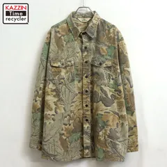 80s vintage REDHEAD リアルツリーカモ 長袖シャツ メンズ XLサイズ相当 ビッグサイズ オーバーサイズ