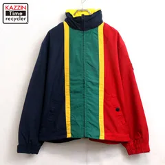 90s vintage TOMMY HILFIGER 裏地メッシュ ナイロンジャケット メンズ 表記Lサイズ