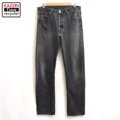 00s Levi's 501 ブラック デニムパンツ メンズ Lサイズ相当