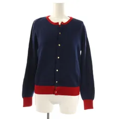 ロペピクニック ROPE Picnic アンサンブルニット 半袖カットソー カーディガン 38 ネイビー レッド /DO ■GY60