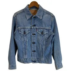 【中古】　Levi's　デニムジャケット　3rd　90s vintage　90年代　OLD　96年製　刻印J09　71557-02　トラッカージャケット　Gジャン　フロントポケット　日本製　アメカジ　古着　/0134