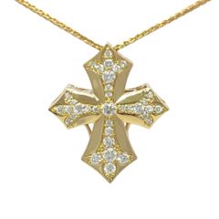 ローリーロドキン【K18】SMALL ANGEL CROSS PENDANT - メルカリ