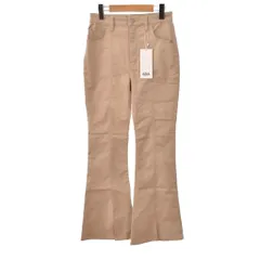 アズールバイマウジー AZUL by moussy センタースリットカラーフレアパンツ M ベージュ ■ECC001