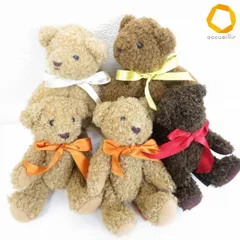 #aue ワンダフルワールド WONDERFUL WORLD カネコイサオ KANEKO ISAO ブローチ 5個 セット クマ くま ぬいぐるみ まとめ [1000495] k01のサムネイル