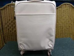 ソフトキャリーケース ピンク 55×34×23cm 4輪 キャリーバッグ 鍵付き 機内持込相当