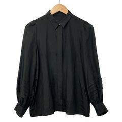 UNITEDTOKYO ］シアーブラウス 長袖 黒 サイズ1 透け感オシャレ - メルカリ