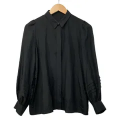 Loulou Willoughby(ルルウィルビー) 長袖シャツブラウス サイズ2 M レディース - 黒 シルクのサムネイル