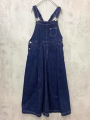 coen コーエン デニムサロペットスカート フレアシルエット ジャンパー スカート sizeM/ネイビー ■■ レディース