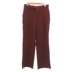ロートレアモン LAUTREAMONT パンツ スラックス ウール 38 ボルドー フルレングス /NL ■GY58