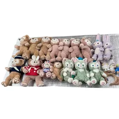 170071 現状品 Disney ディズニー ダッフィー&ダッフィーフレンズ　ぬいぐるみ　グッズ 20点まとめ売り