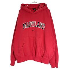 NIKE MARYLAND レッド パーカー プルオーバー XLサイズ - メルカリ