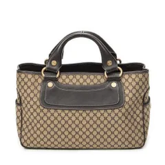 [中古] CELINE セリーヌブギー バッグブラウン/ベージュマカダムキャンバスA