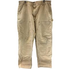 Carhartt 軍支給品 ダブルニー ダックペインターパンツ モス W82cm