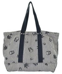 新品lucienpellatfinetストライプスカルビッグトートバッグ - メルカリ