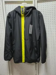 (000704)アディダス ブラック ウィンドブレーカーXL