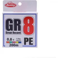 BERKLEY バークレイ GR8 0.8号 200M カラード 0.8号/12Lbのサムネイル