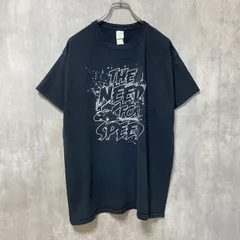 GILDAN　ギルダン　半袖プリントTシャツ　黒　ブラック　レトロ　デザイン　個性的　クルーネック　Lサイズ　古着