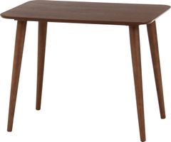 新品未使用】不二貿易木製ダイニングテーブル 二人ウォールナット突板