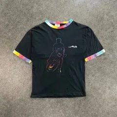 ギリシャ製 BMW Motorrad ビーエムダブリュー リンガーT Tシャツ クルーネック グラフィック プリント ブラック 黒 メンズのサムネイル