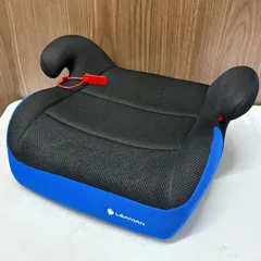 LEAMAN リーマン ジュニアシート ブースターシート 黒 青