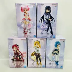 魔法少女まどか☆マギカ プライズ フィギュア 5体 まとめ セット / まどマギ 鹿目まどか 暁美ほむら 美樹さやか 巴マミ 佐倉杏子 BANDAI