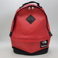 【中古品】Supreme シュプリーム × THE NORTH FACE ザノースフェイス LEATHER DAY PACK NF0A3G73 レザーデイパック リュック バッグ カバン 鞄 【188-250715-as-14-izu】