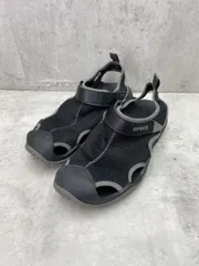 Crocs クロックス スウィフトウォーター メッシュ デック サンダル sizeM9(27?)/ブラック ■◆ メンズ