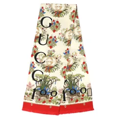 未使用品△GUCCI グッチ 692033 シルク 100周年記念 インター