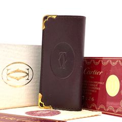 中古】Cartier カルティエ マスト 4連キーケース ボルドー - メルカリ