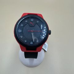 DIESEL DZ-4530 クロノグラフ腕時計 ブラック×レッド - メルカリ