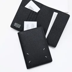 MAISON MARGIELA メゾン マルジェラ 財布 パスポート ウォレット SA2VL0023 P4455 メンズ ユニセックス ブラック レザー 折りたたみ 4ステッチのサムネイル