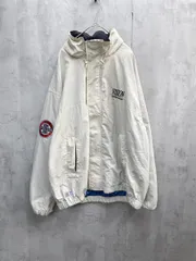 VISION STREET WEAR ヴィジョンストリートウェア スケボー フード付き ロゴ刺繍 ナイロン ジャケット sizeLL/キナリ ■◇ メンズ