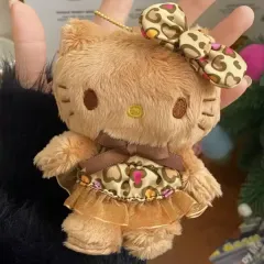 ハローキティ レオパード ぬいぐるみ キーホルダー 新品