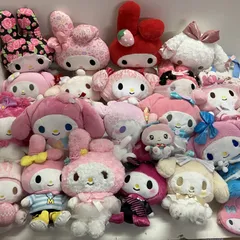 ◆ Sanrio サンリオ 約25点 まとめ商品 マイメロディ マイメロ ぬいぐるみ バッグ ポーチ など 現状品