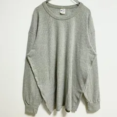 Champion　チャンピオン　長袖無地スウェット　トレーナー　ノームコア　グレー　ビッグシルエット　XLサイズ　古着