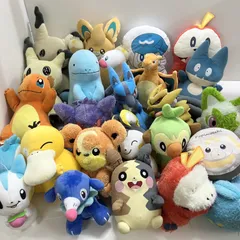 ◆ポケモン 25点 まとめ商品 ぬいぐるみ リザードン ルカリオ ギラティナ ポケモンセンター あり 現状品