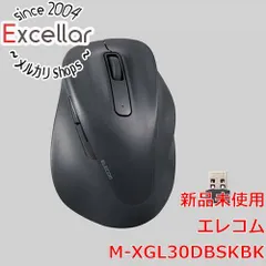 [bn:0] ELECOM製　ワイヤレスマウス EX-G M-XGL30DBSKBK　ブラック